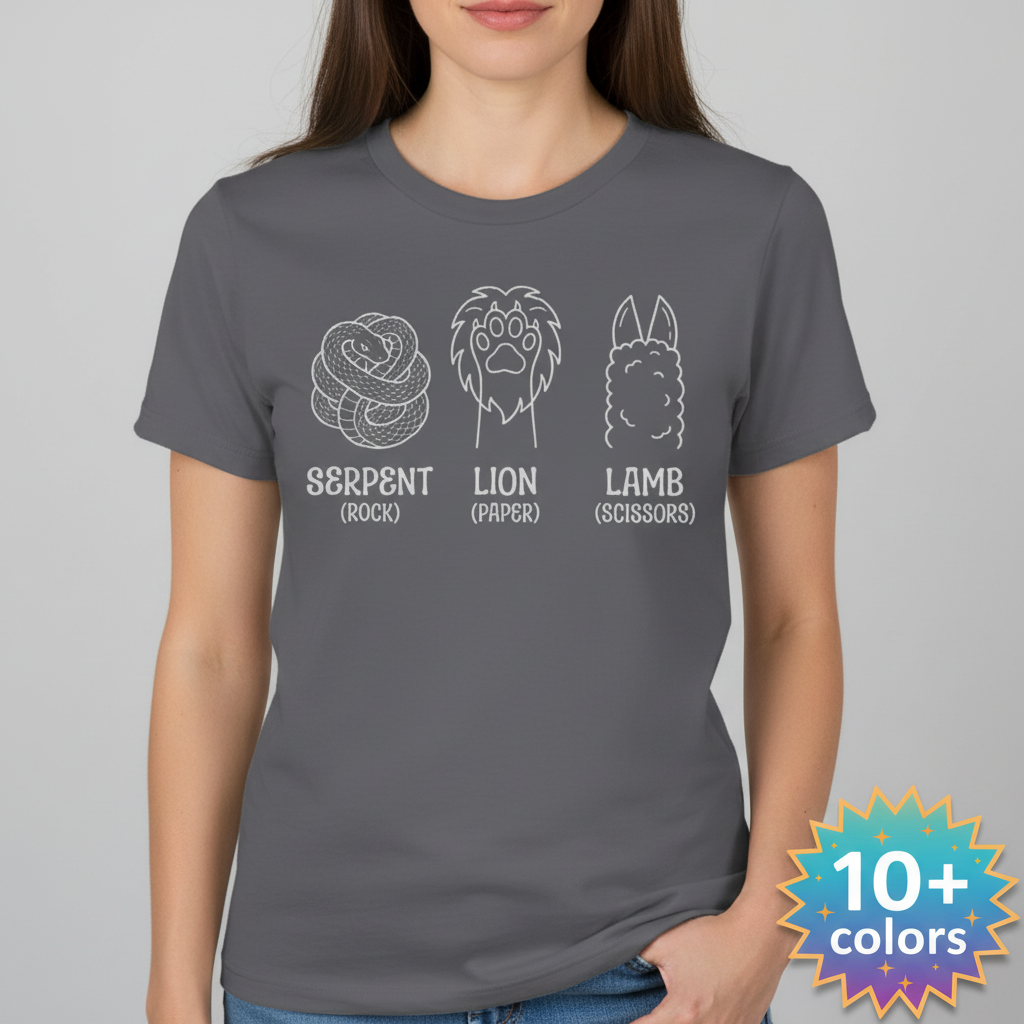 Serpent Lion Lamb T-Shirt_badge