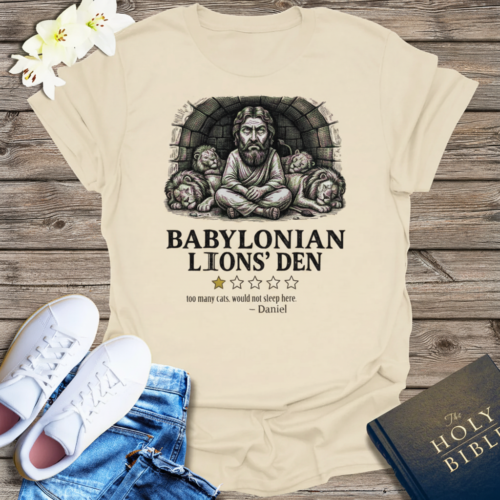 Babylonian Lions' Den T-Shirt_dual_model_life