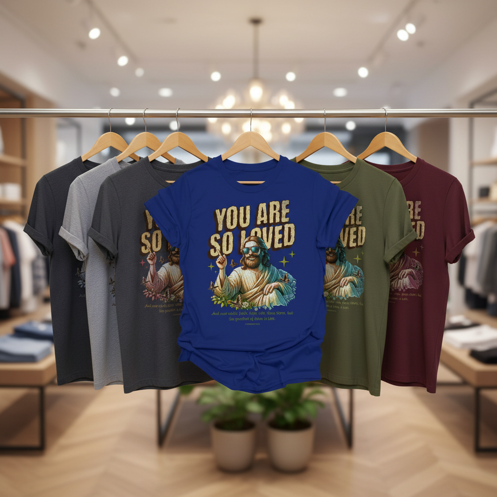 You Are So Loved T-Shirt_boutique_rack