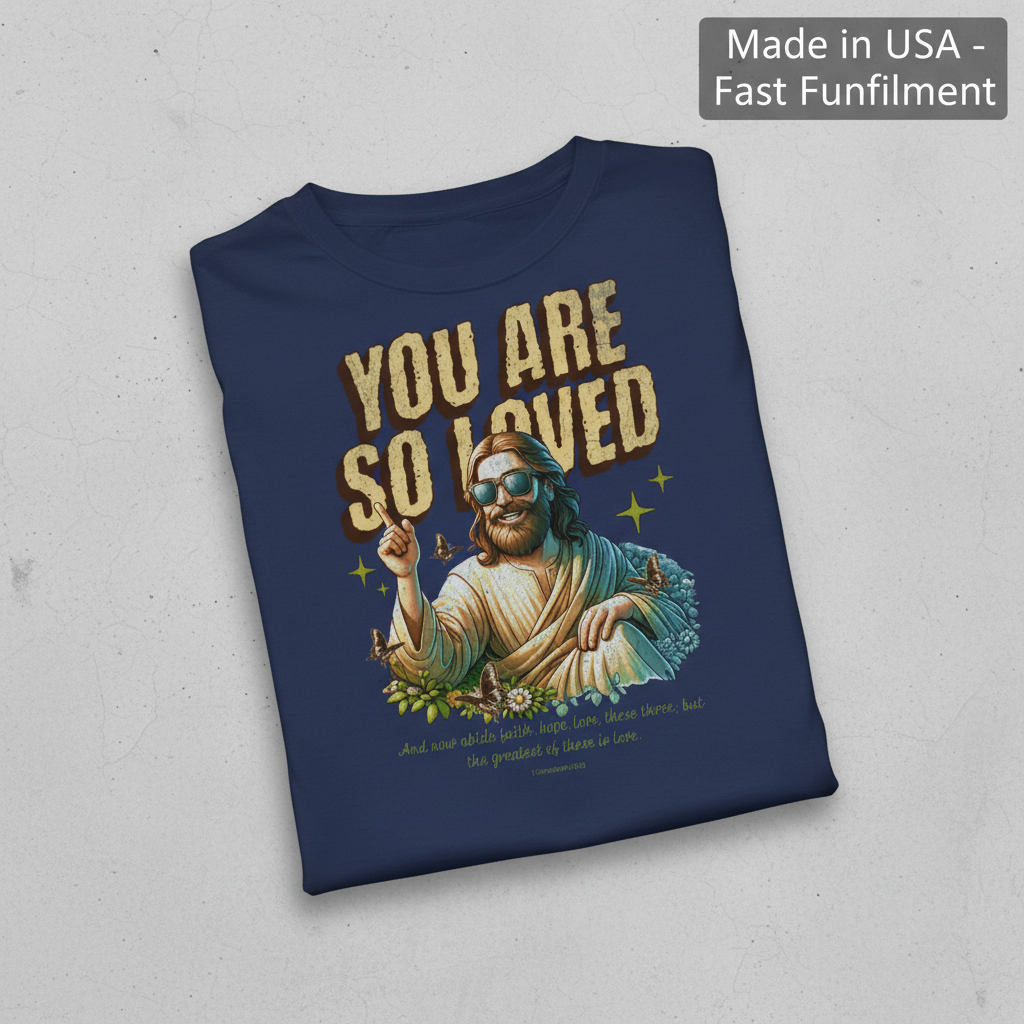 You Are So Loved T-Shirt_fold_tilt