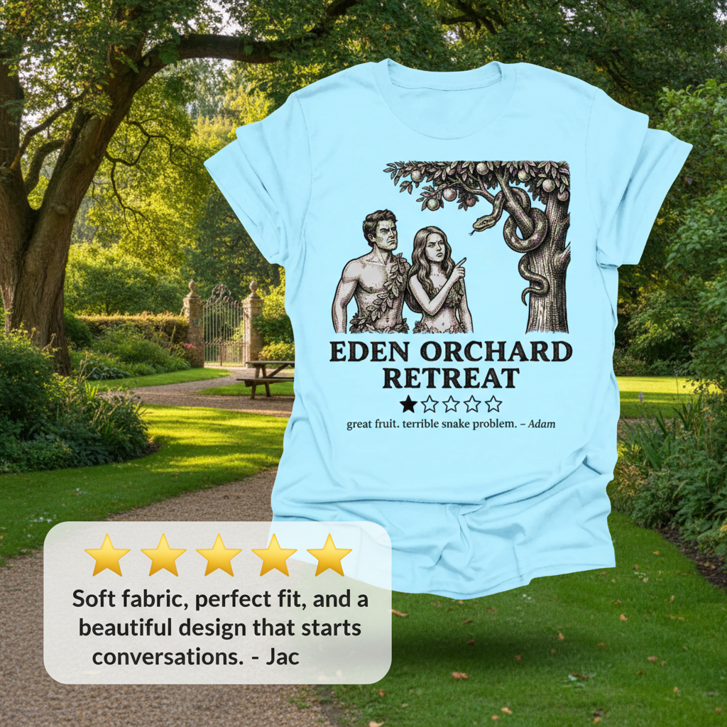 Eden Orchard Retreat T-Shirt_review