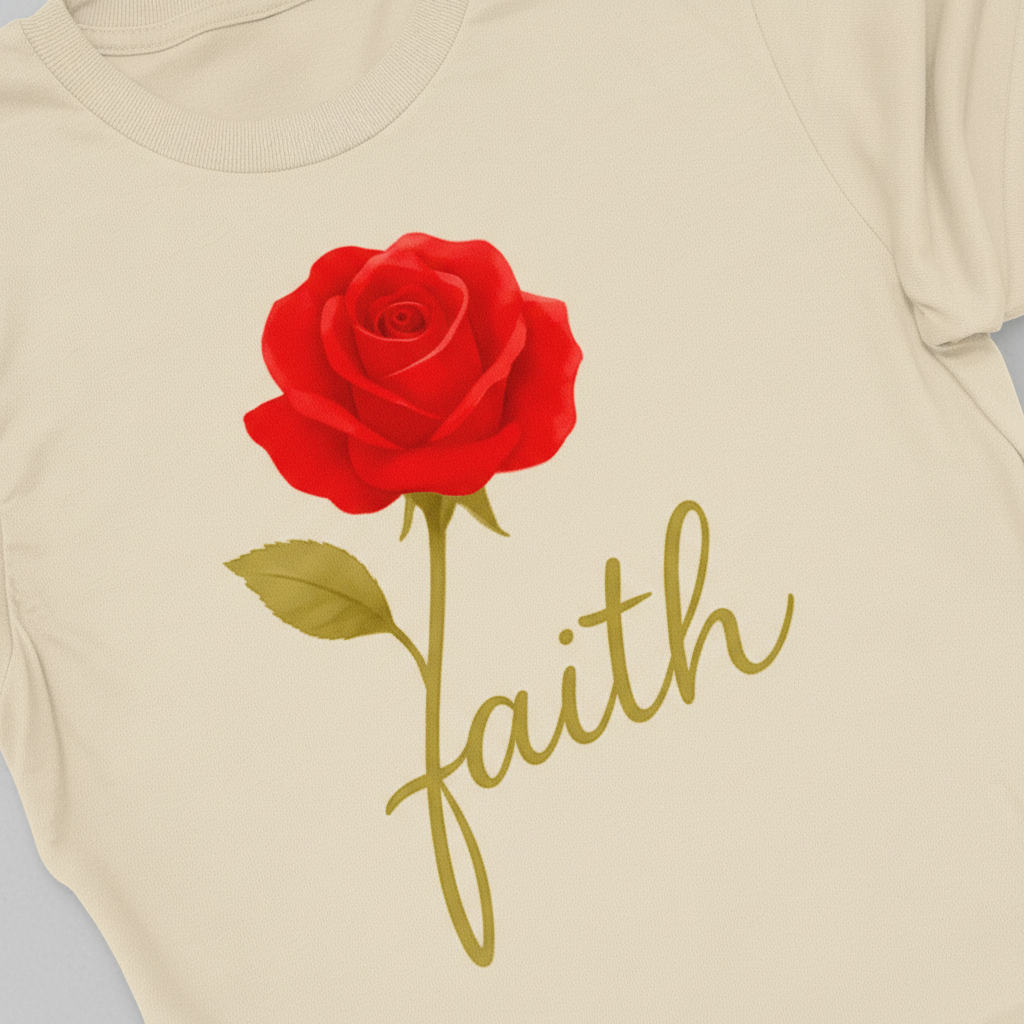 Rose of Faith T-Shirt_extreme_za
