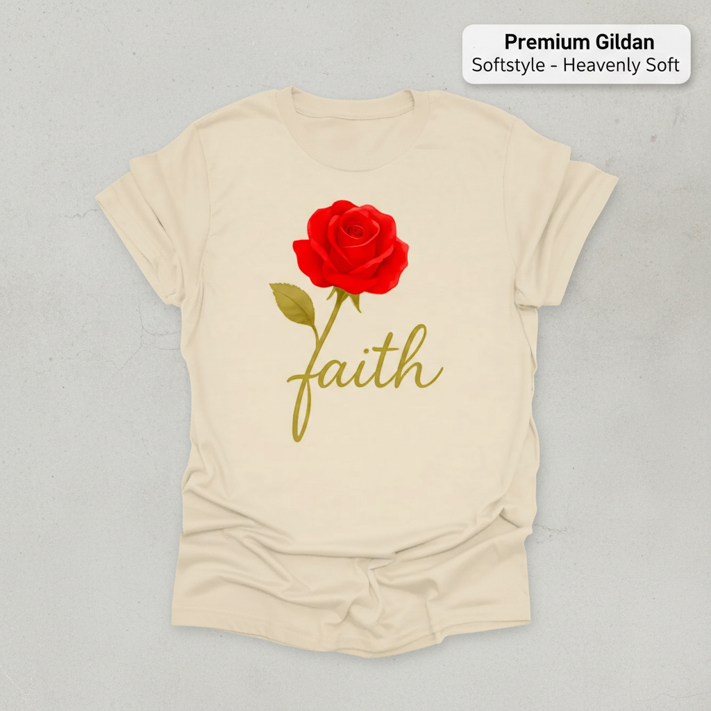 Rose of Faith T-Shirt_clean