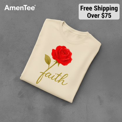Rose of Faith T-Shirt_fold_tilt