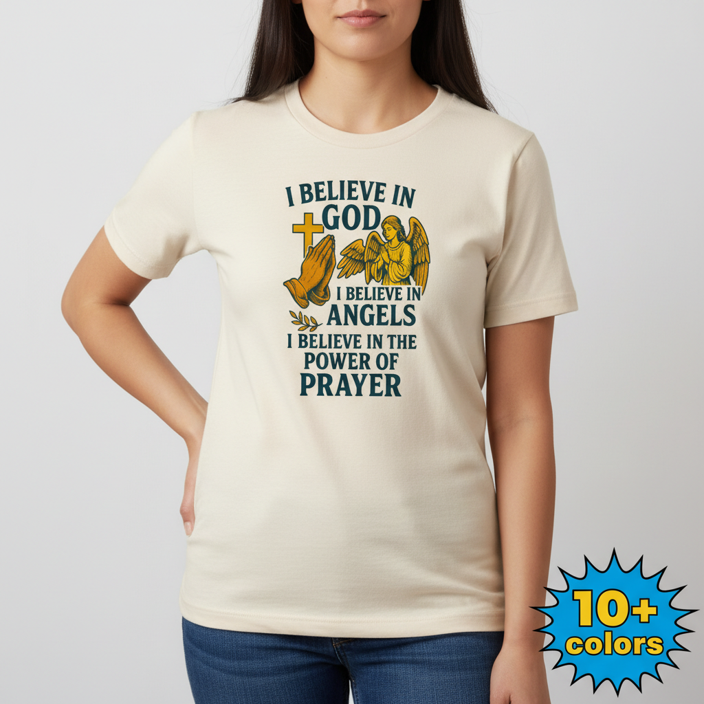 Faith in Prayer T-Shirt_badge