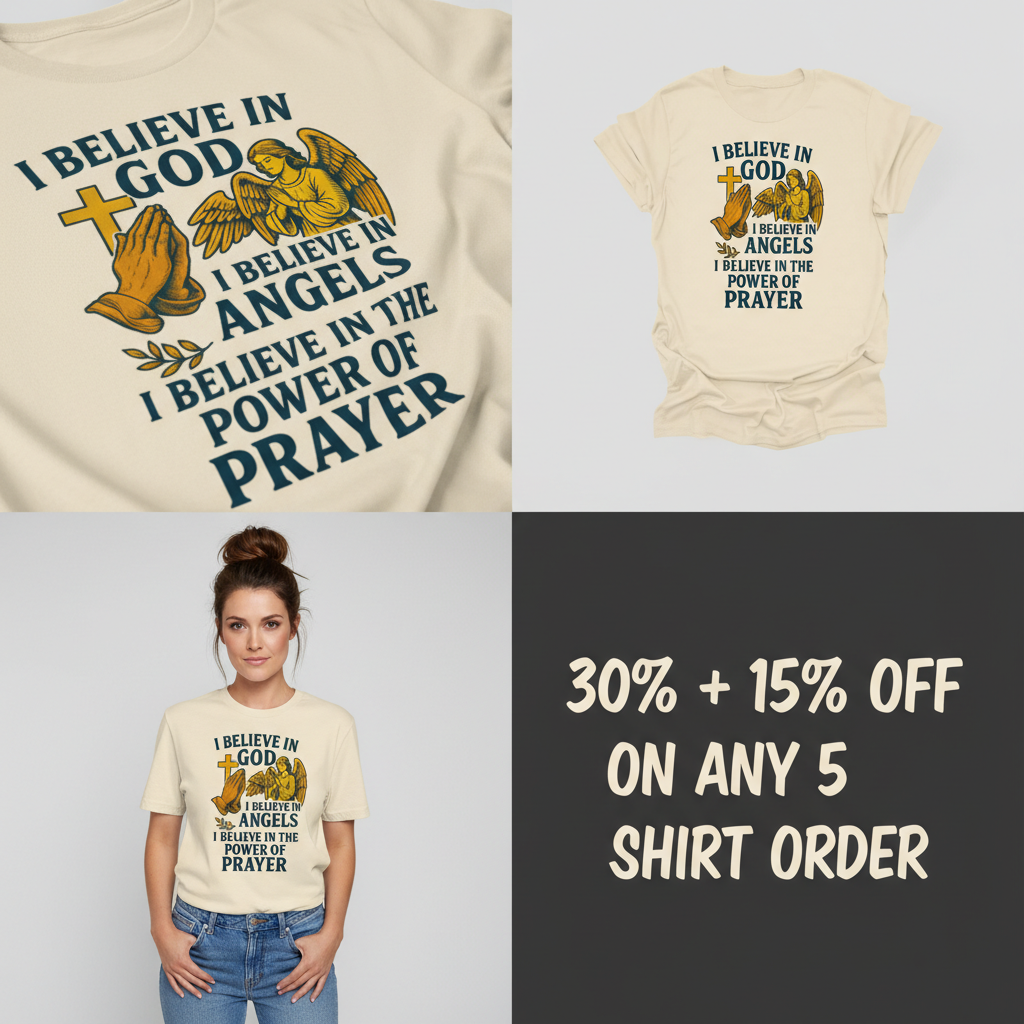 Faith in Prayer T-Shirt_4_panel