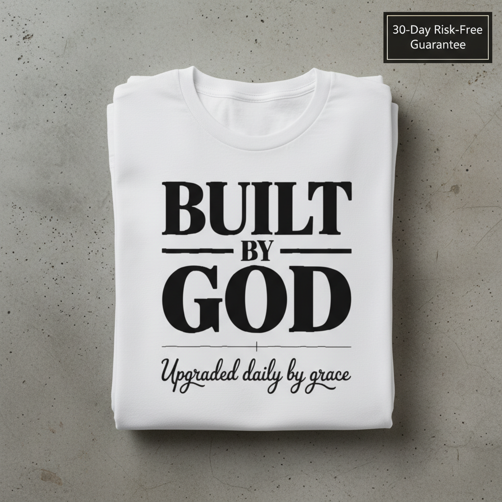 Built by God T-Shirt_stacked_flatlay