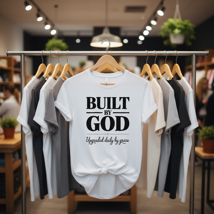 Built by God T-Shirt_boutique_rack