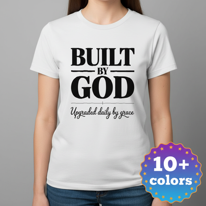 Built by God T-Shirt_badge