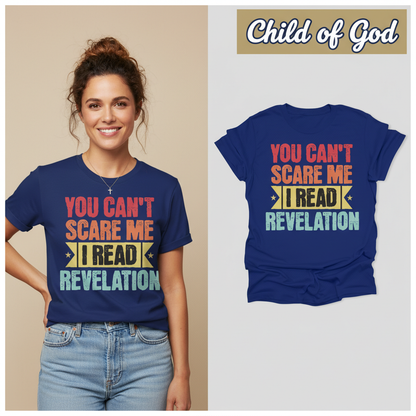 You Can't Scare Me Revelation T-Shirt_model_flat