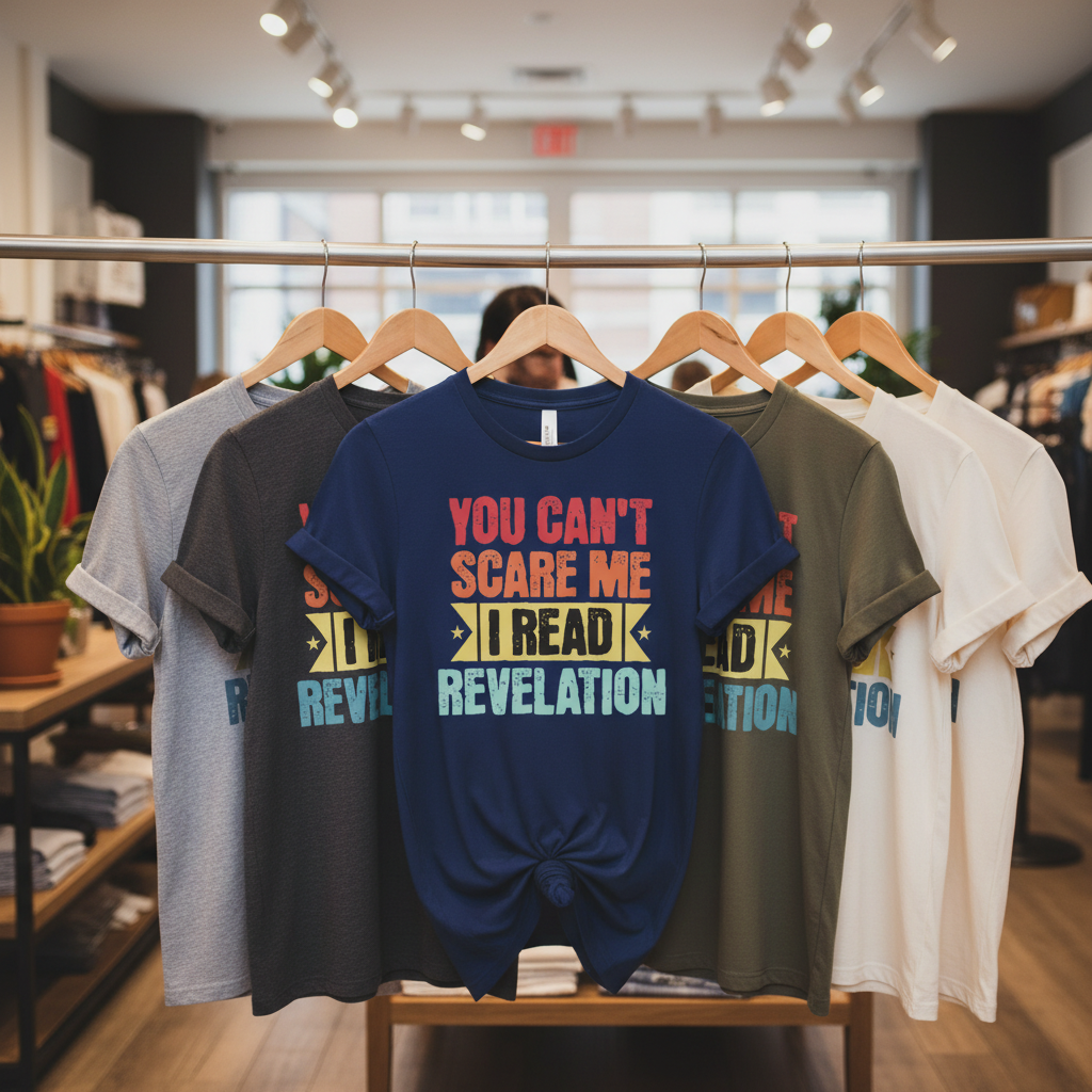 You Can't Scare Me Revelation T-Shirt_boutique_rack