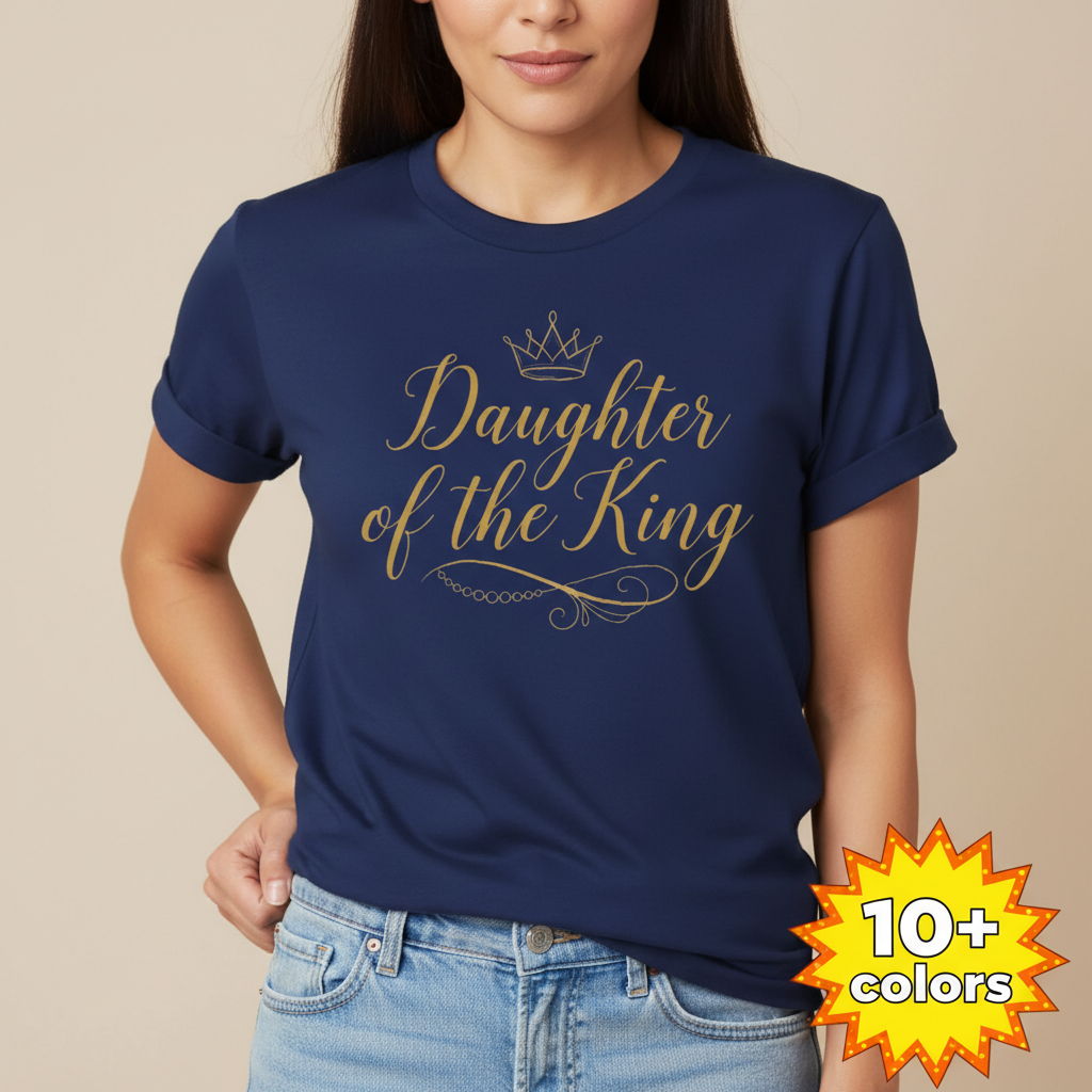 Daughter of the King T-Shirt_badge
