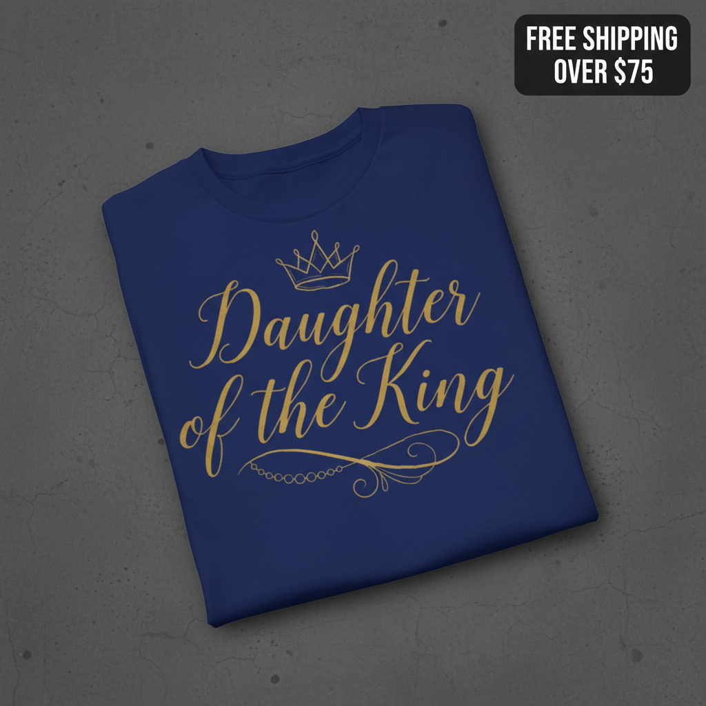 Daughter of the King T-Shirt_fold_tilt