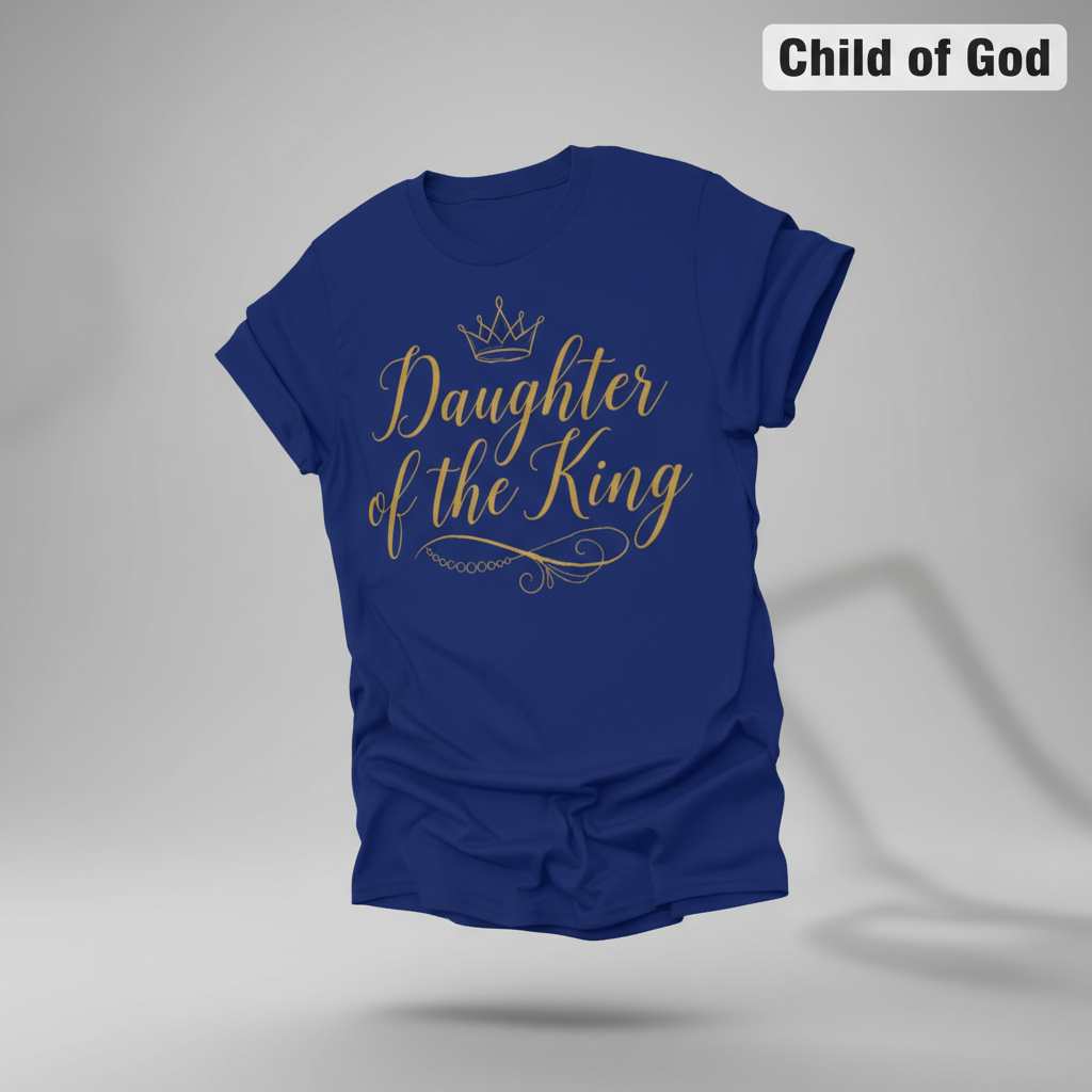 Daughter of the King T-Shirt_3d_float
