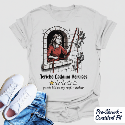 Jericho Lodging Services T-Shirt__space