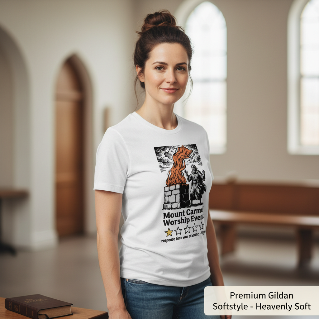 Mount Carmel Worship Event T-Shirt__space