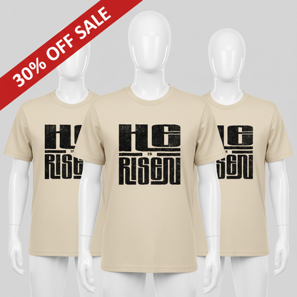 He Is Risen T-Shirt_triple_model