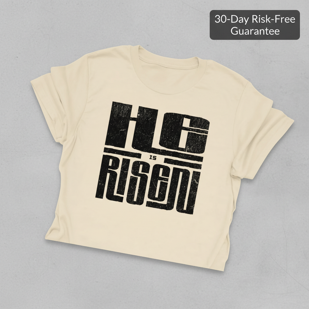 He Is Risen T-Shirt_fold_tilt
