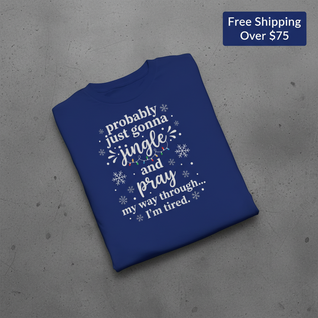 Jingle and Pray T-Shirt_fold_tilt