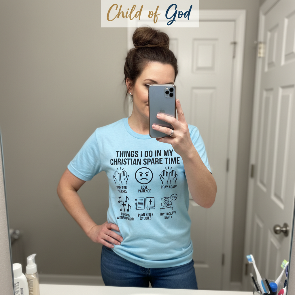 Christian Spare Time T-Shirt_mirror_selfie