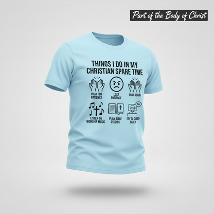 Christian Spare Time T-Shirt_3d_float