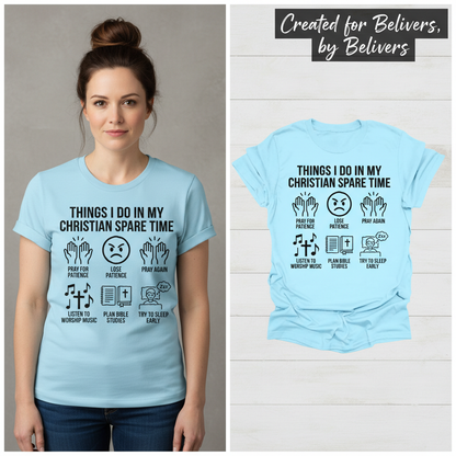 Christian Spare Time T-Shirt_model_flat