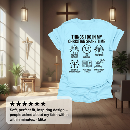 Christian Spare Time T-Shirt_review