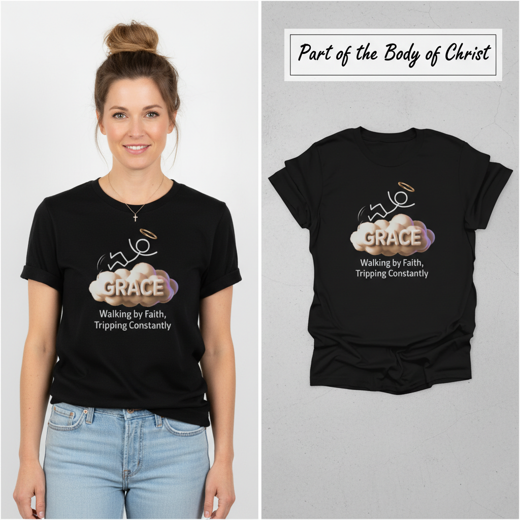 Grace Cloud T-Shirt_model_flat