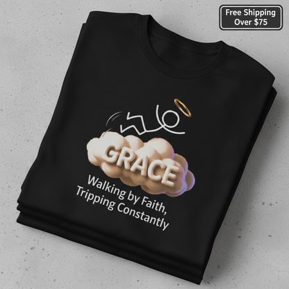 Grace Cloud T-Shirt_stacked_flatlay