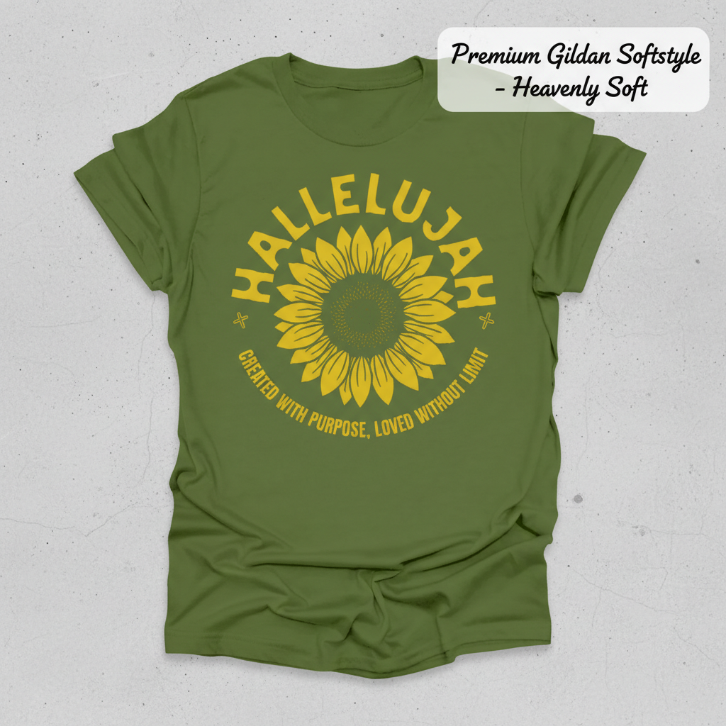 Hallelujah Sunflower T-Shirt_clean