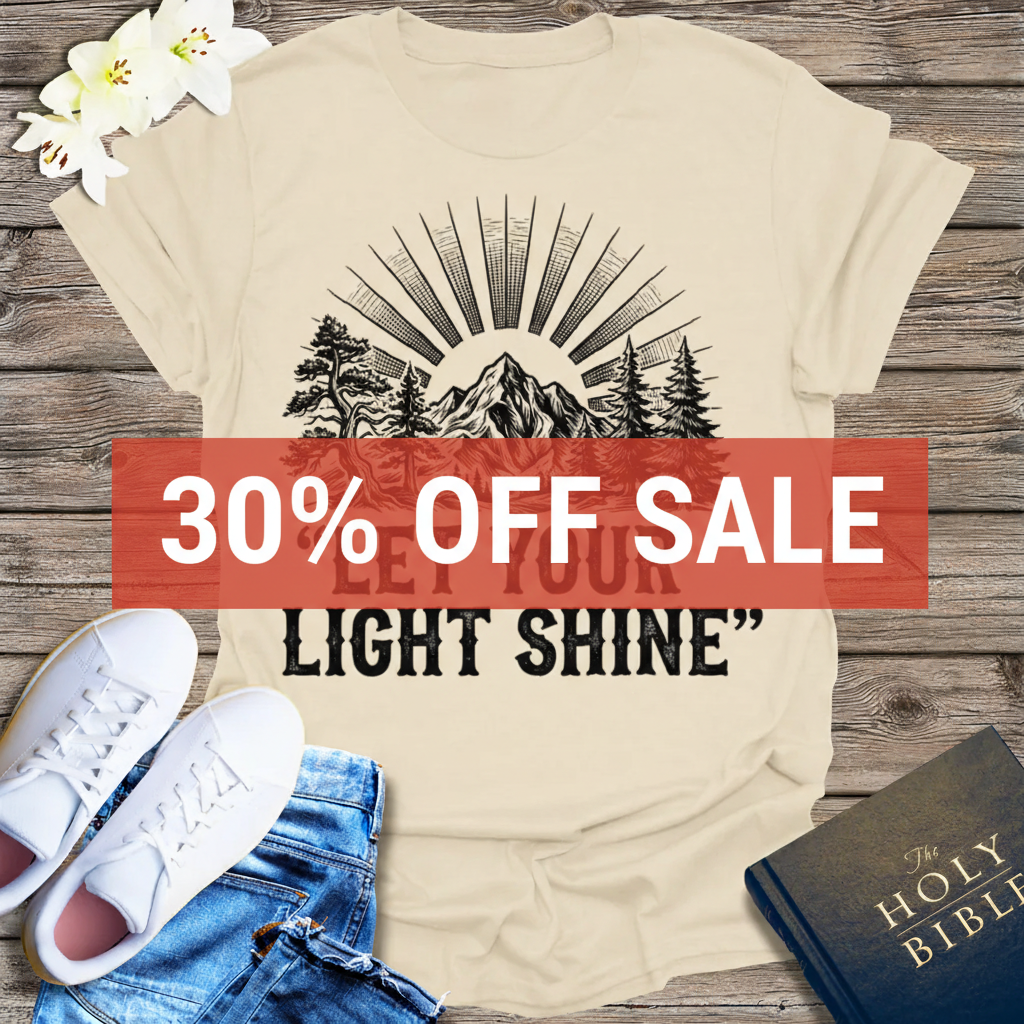 Let Your Light Shine T-Shirt_triple_model
