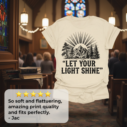 Let Your Light Shine T-Shirt_review