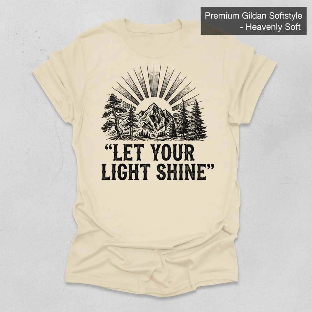 Let Your Light Shine T-Shirt_clean