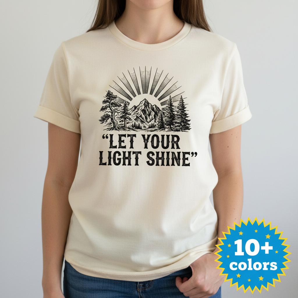 Let Your Light Shine T-Shirt_badge