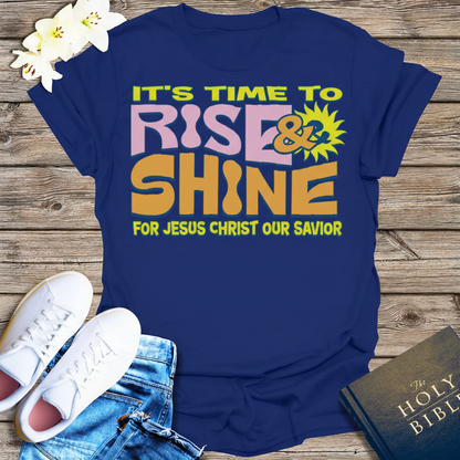 Rise and Shine for Jesus T-Shirt_dual_model_life
