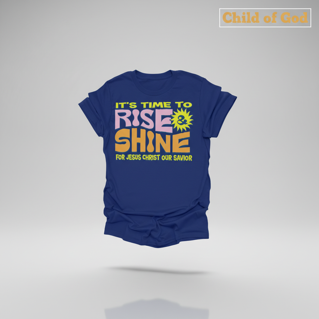Rise and Shine for Jesus T-Shirt_3d_float