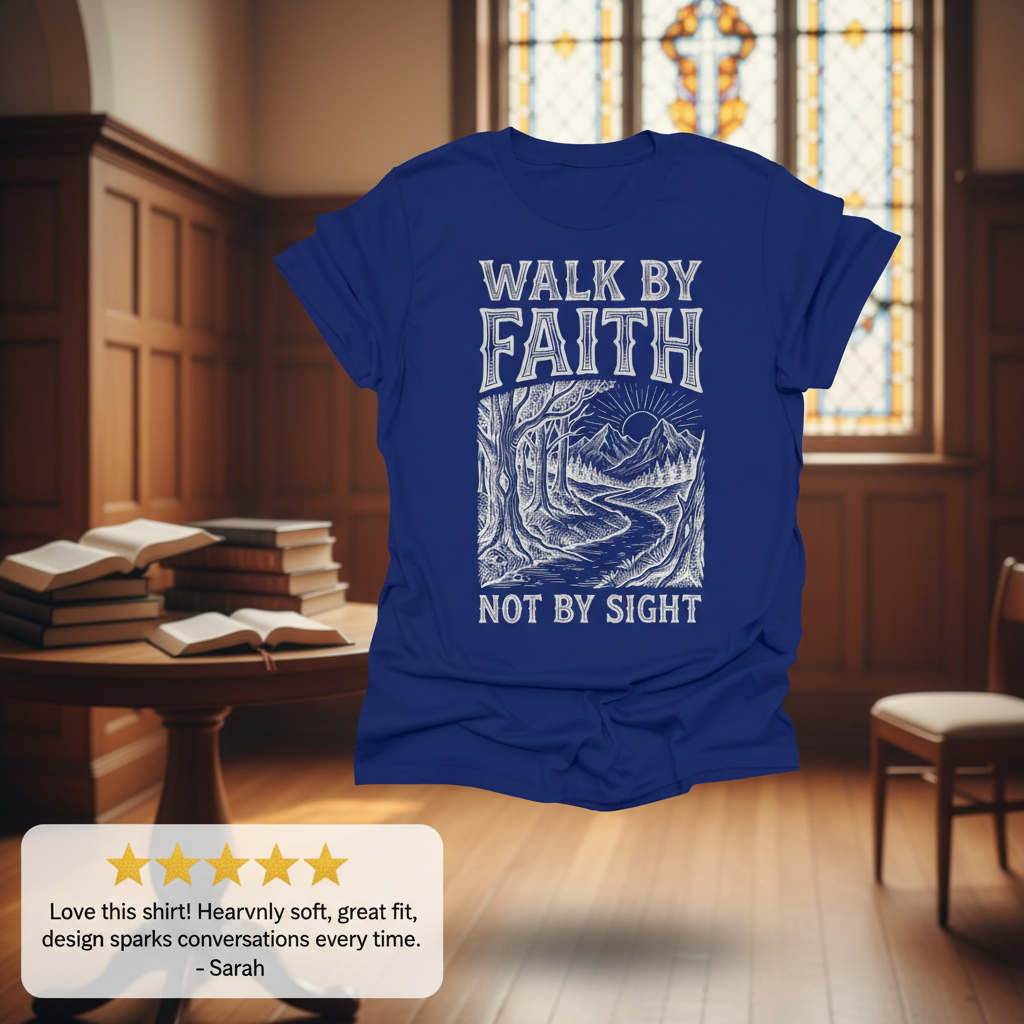 Walk by Faith T-Shirt_review