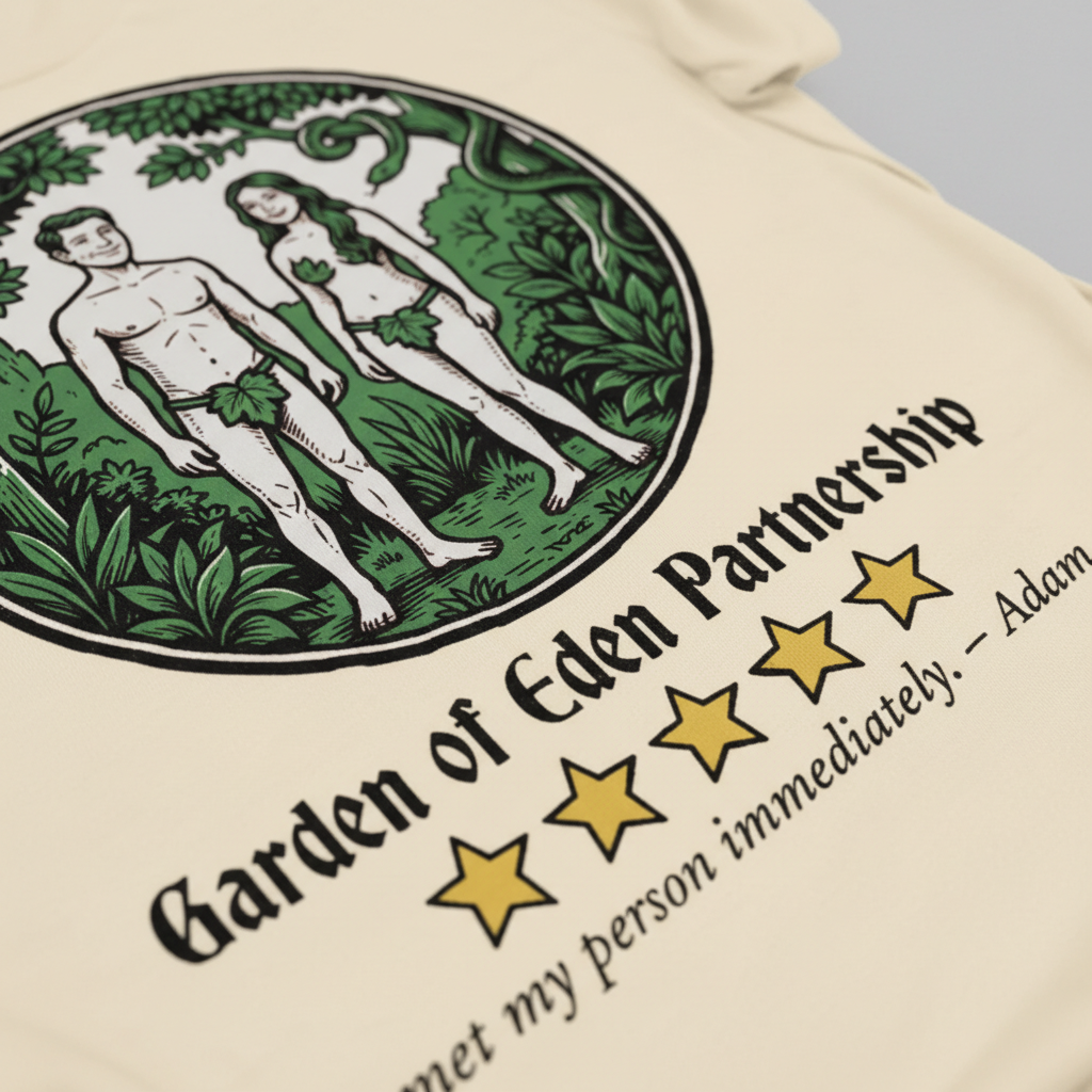 Garden of Eden Partnership T-Shirt__detail