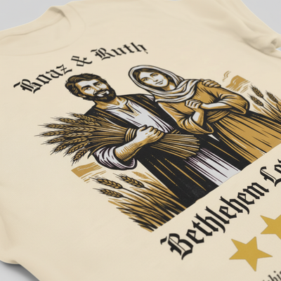 Boaz & Ruth Bethlehem Love Story T-Shirt__detail