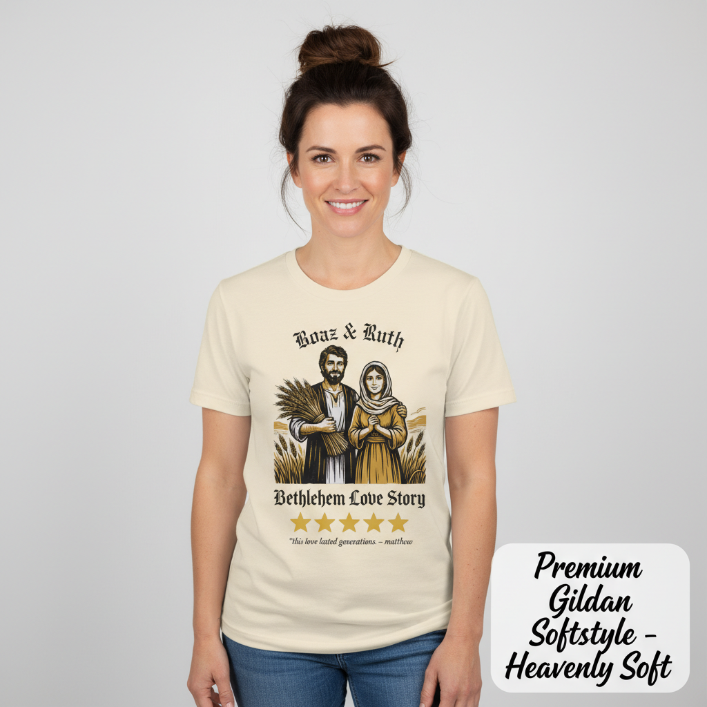 Boaz & Ruth Bethlehem Love Story T-Shirt__benefit