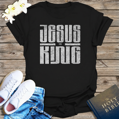 Jesus Is King T-Shirt_dual_model_life