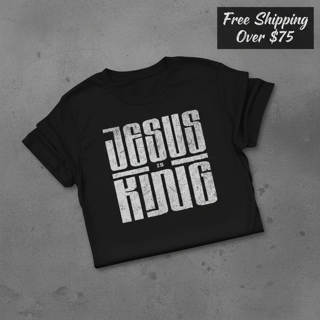 Jesus Is King T-Shirt_fold_tilt