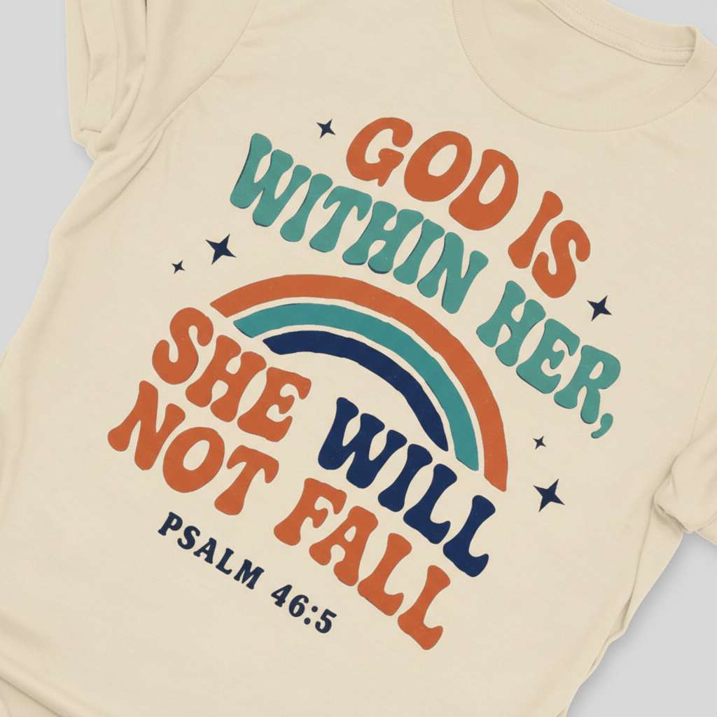 She Will Not Fall T-Shirt_extreme_za
