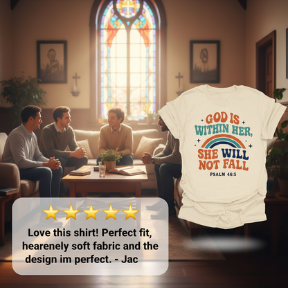 She Will Not Fall T-Shirt_review