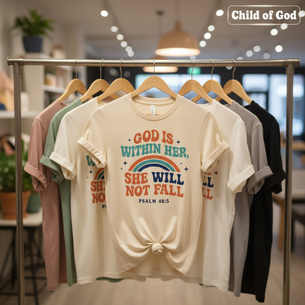 She Will Not Fall T-Shirt_boutique_rack