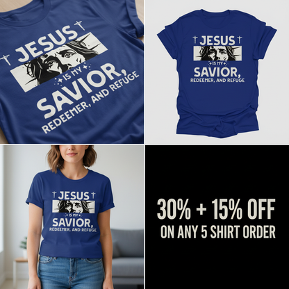 Jesus Is My Savior T-Shirt_4_panel