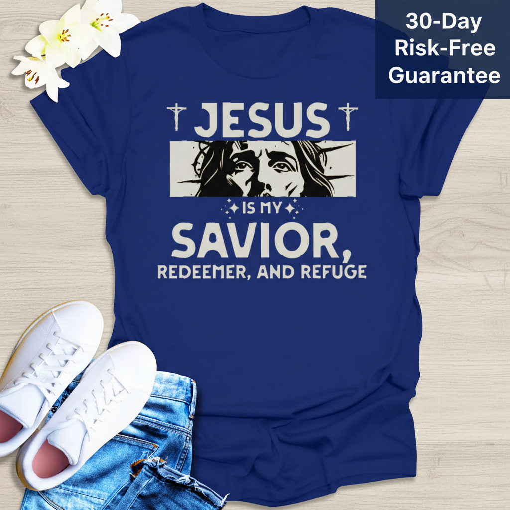 Jesus Is My Savior T-Shirt_clean