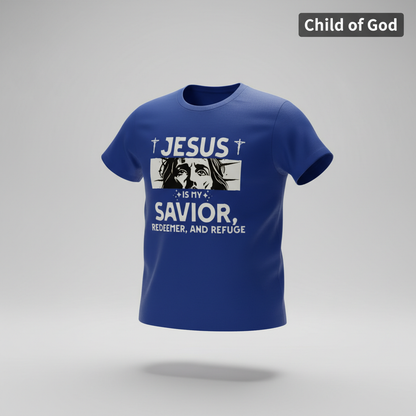 Jesus Is My Savior T-Shirt_3d_float