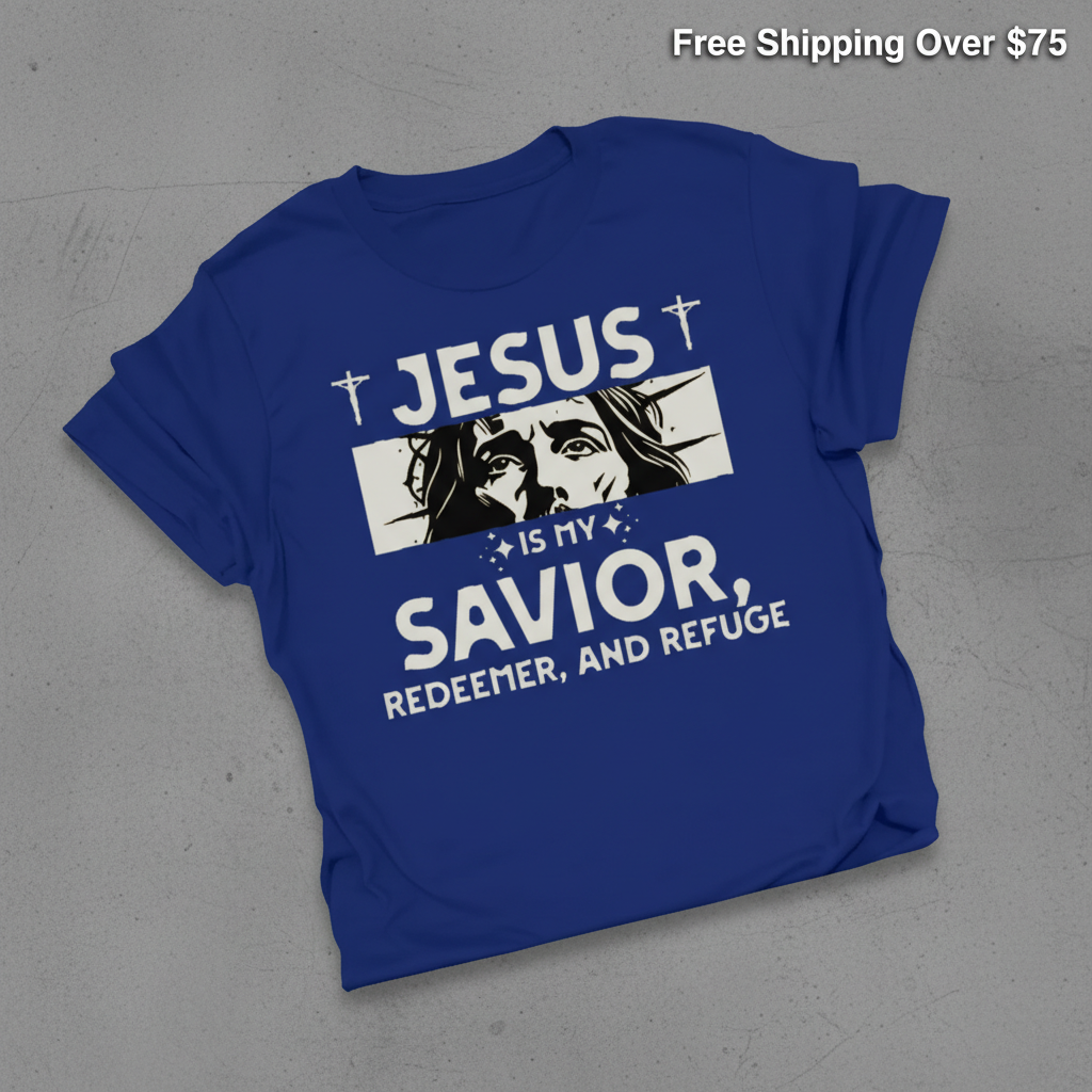 Jesus Is My Savior T-Shirt_fold_tilt
