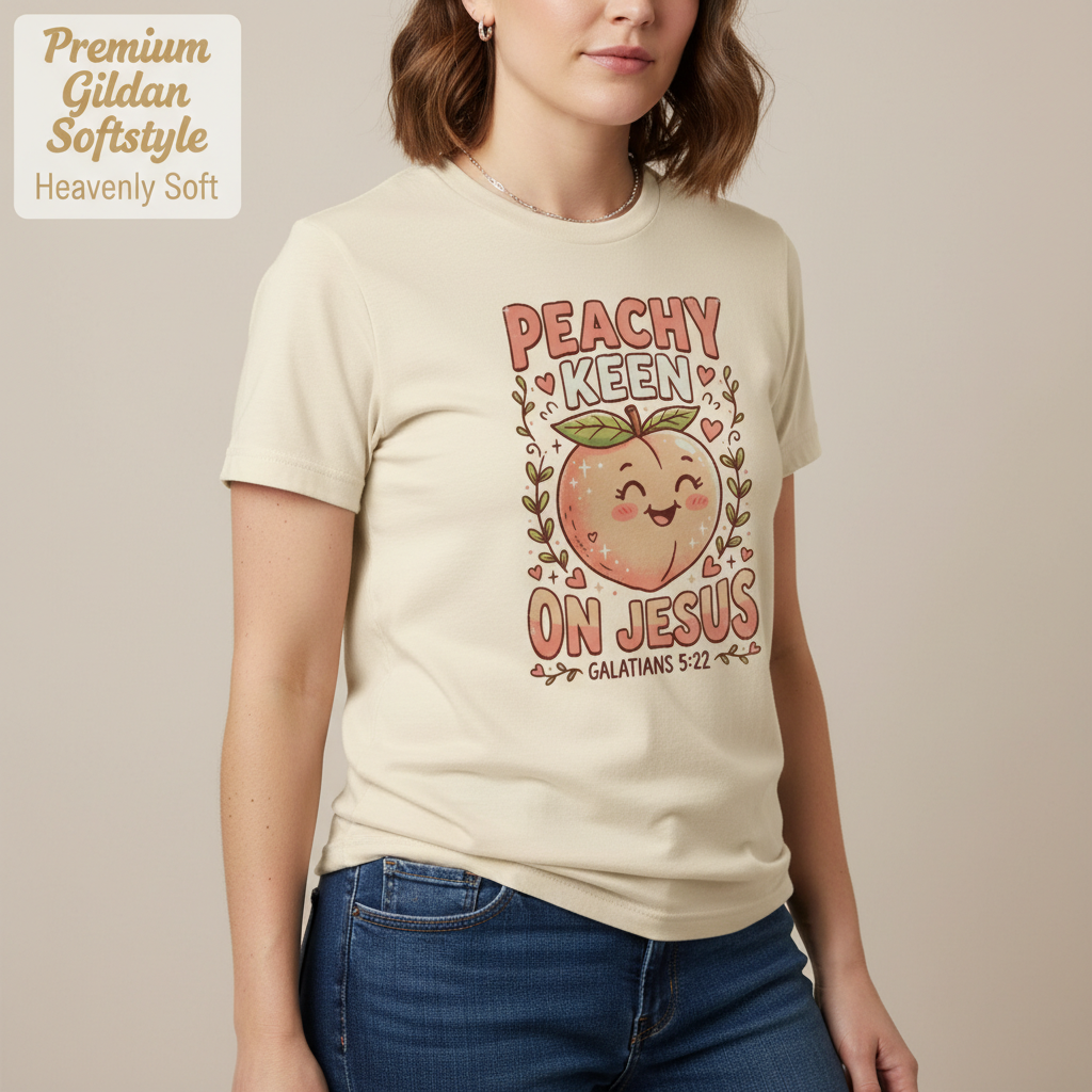 Peachy Keen On Jesus T-Shirt__benefit